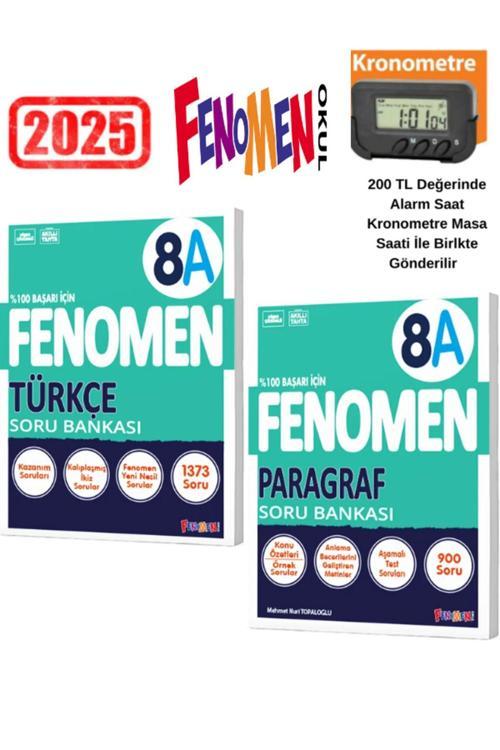 2025  8.Sınıf Lgs Hazırlık Türkçe 8A-Paragraf 8A Soru Bankası+Kronometre