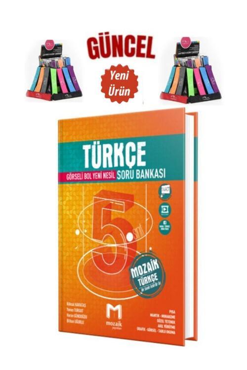 Mozaik 5.Sınıf Çözülebilir Yeni Nesil Türkçe Soru Bankası+Cambridge Kalemlik