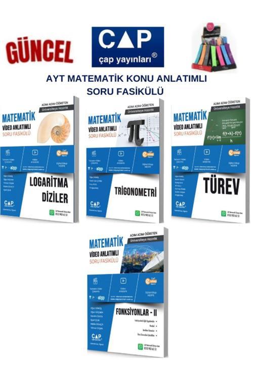 Çap Ayt Matematik Logaritma-Trigonometri-Türev-Fonk2 Konu Anlatımlı Soru Fasikül+Kalemlik