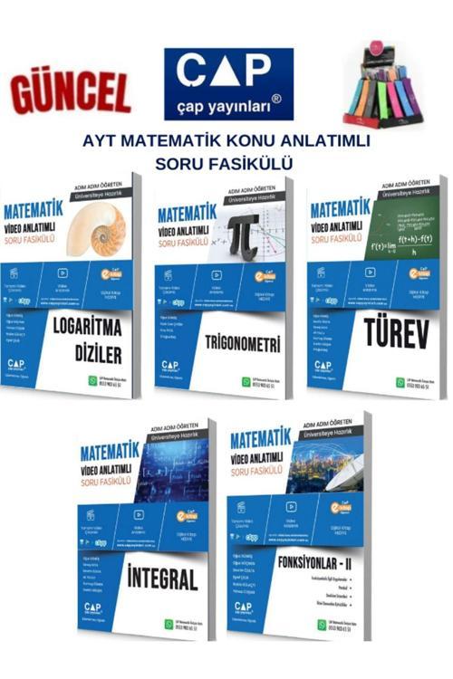 Çap Ayt Matematik Log.-Trigo-Türev-İntegral-Fonk2 Konu Anlatımlı Soru Fasikül+Kalemlik