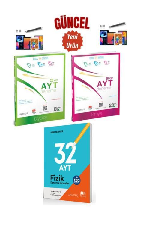 Ayt Güncel Kimya20-Biyoloji20Deneme-Nihat Bilgin Yayınları Ayt Fizik 30 Deneme Seti+Kalem