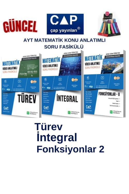 Çap Ayt Matematik Trigonometri-İntegral-Fonksiyonlar 2 Konu Anlatımlı Soru Fasikül+Kalemlik