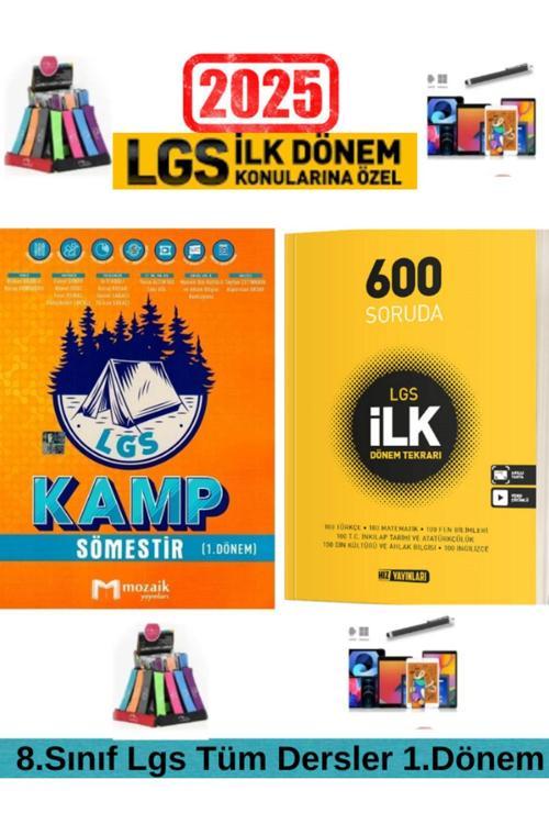 Mozaik 8.Sınıf Lgs 1.Dönem Tüm Dersler Soru Bankası+Hız 600 Soruda İlkDönem Tekrarı+Kalem+Kalemlik