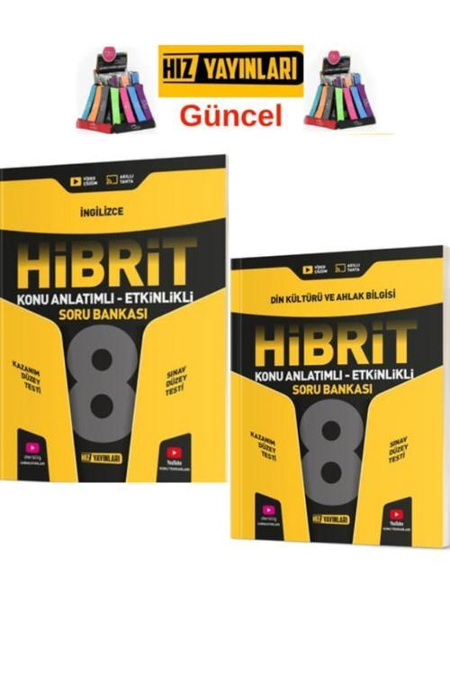2025 Hibrit 8.Sınıf İngilizce-Din Kültürü Konu Anlatımlı Etkinlikli Soru Bankası Seti+Kalemlik