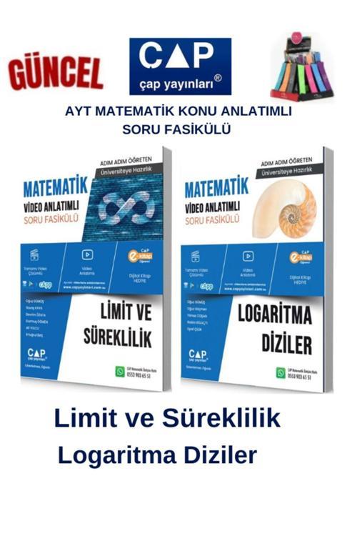 Çap Ayt Matematik Limit ve Süreklilik-Logaritma Diziler Konu Anlatımlı Soru Fasikül+Kalemlik
