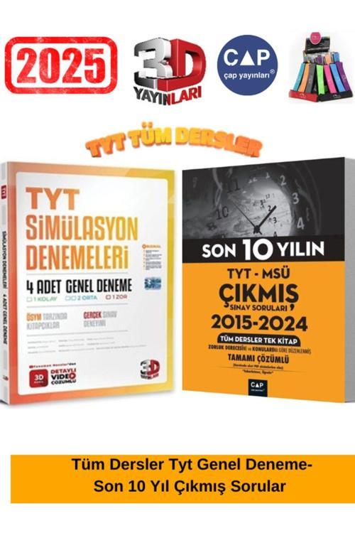 Çap Tyt-Msü Konu Konu Son 10 Yıl Çıkmış Soru+3d Tyt Simulasyon Genel 4 Deneme Seti+Kalemlik