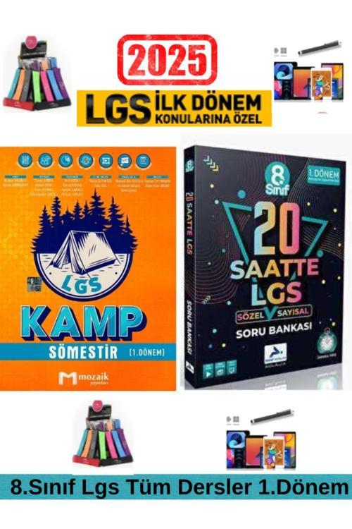 Mozaik 8.Sınıf Lgs 1.Dönem Tüm Dersler Soru +Paraf Lgs 20 Saatte Sayısal-Sözel Soru Bankası+Kalem