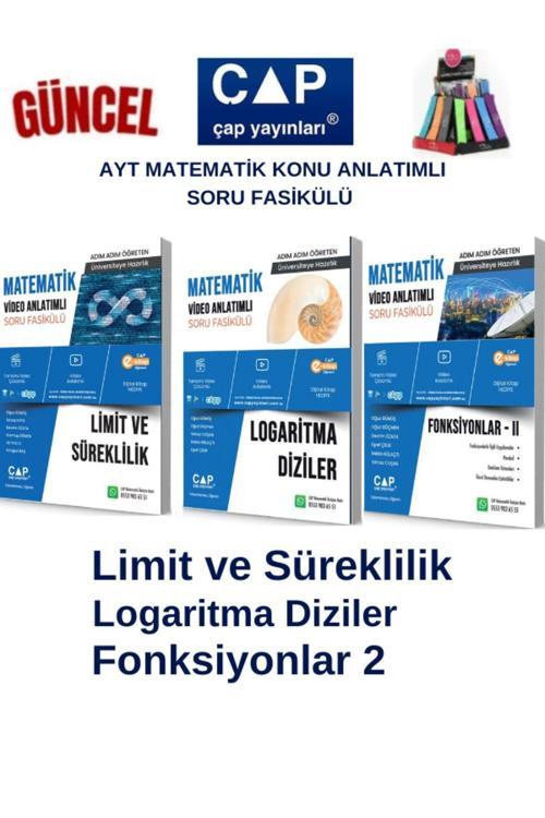 Çap Ayt Matematik Limit-Logartiima-Fonksiyon2 Konu Anlatımlı Soru Fasikül+Kalemlik
