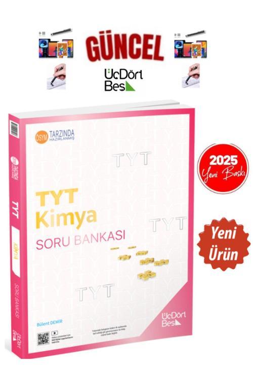 2025 Güncel Baskı Tyt Kimya Video Çözümlü Soru Bankası Seti+Kalem
