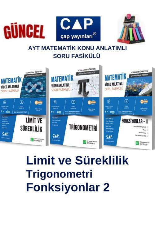 Çap Ayt Matematik Limit-Trigonometri-Fonksiyon2 Konu Anlatımlı Soru Fasikül+Kalemlik