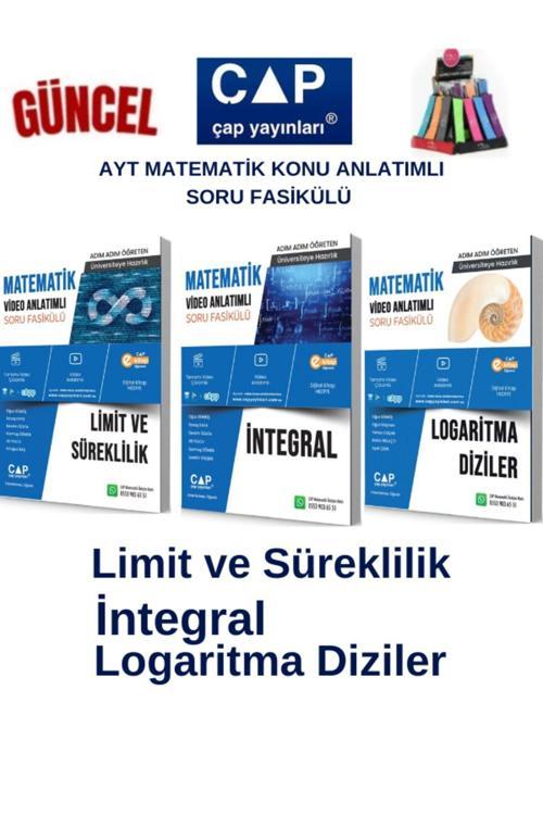Çap Ayt Matematik Limit-İntegral-Logaritma Diziler Konu Anlatımlı Soru Fasikül+Kalemlik