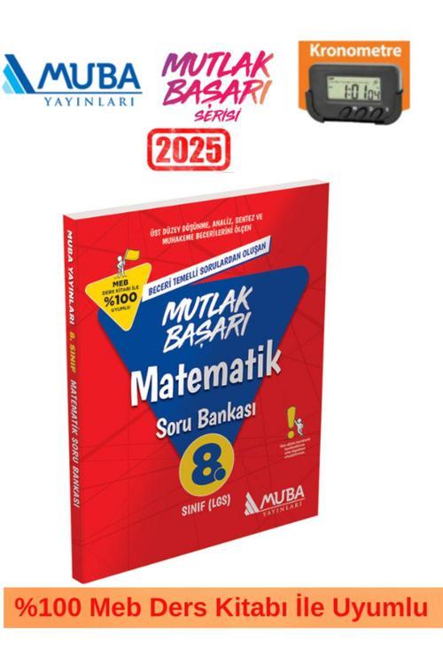 8.Sınıf 2025 Lgs Mutlak Başarı Matematik Soru Bankası Seti+Kronometre