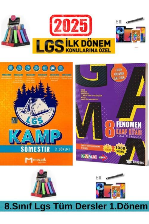 Mozaik 8.Sınıf Lgs 1.Dönem Tüm Dersler Soru Bankası+Fenomen 1.Dönem Lgs Tüm Dersler Kamp Kitabı