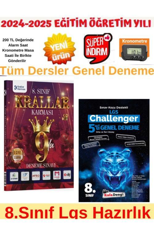 Krallar Karması 8.Sınıf Lgs Genel 9 lu Deneme+KafaDengi Challenger Tüm Dersler Genel 5 Deneme