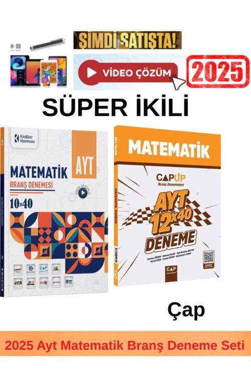 Krallar Ayt Matematik 10x40 Deneme+Çap Ayt Matematik 12x40 lı Deneme+Kalem