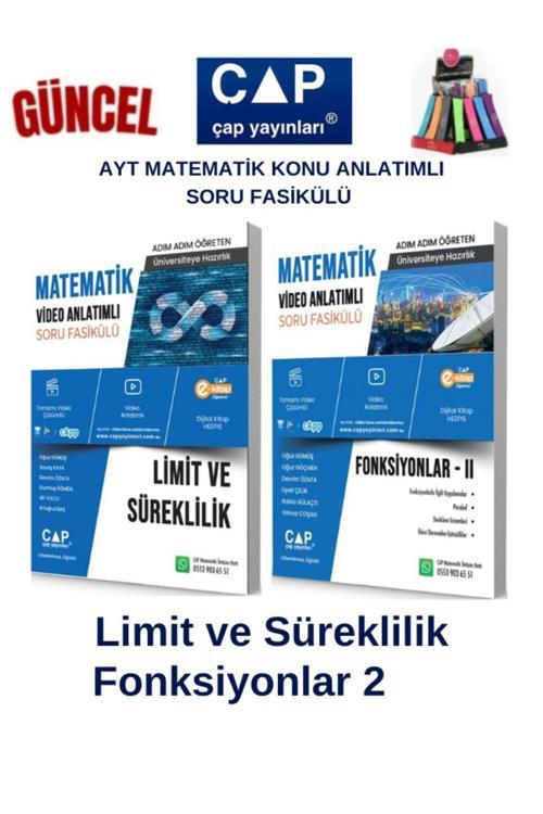 Çap Ayt Matematik Limit ve Süreklilik-Fonksiyon2 Konu Anlatımlı Soru Fasikül+Kalemlik