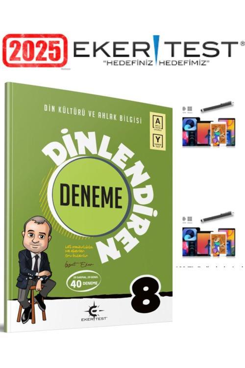 Eker Test 8.Sınıf Dinlendiren Deneme 20 Sarmal+20 Genel Deneme+Android Kalem