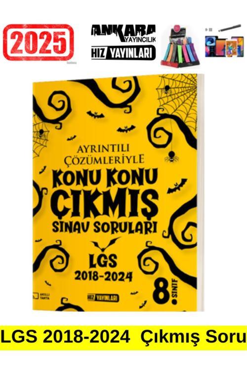 Hız 8.Sınıf Lgs Konu Konu 2018-2024 Çıkmış Sınav Soruları(624 Soru)+Kalem+Kalemlik