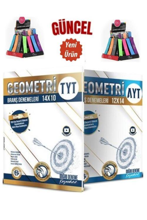Güncel Geometri Tyt 14*10(140Soru)-Ayt 12*14(168Soru)Tek Kitap+Kalemlik