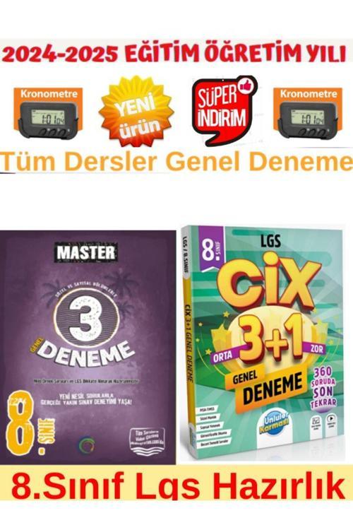 Okyanus Mas. 8.Sınıf Lgs Tüm Dersler 3lü Deneme+Ünlüler 8.Sınıf Cix 3+1 Lgs Tüm Ders 3+1 Deneme