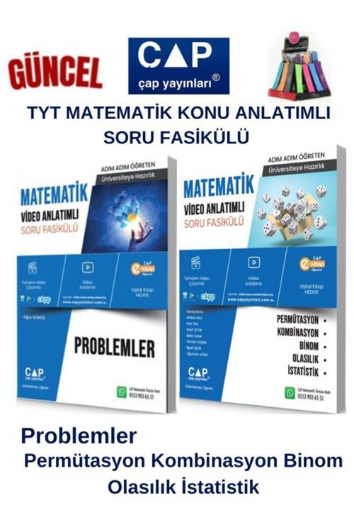 Çap Tyt Matematik Per.Komb.Olasılık-Problemler Konu Anlatımlı Soru Fasikül+Kalemlik