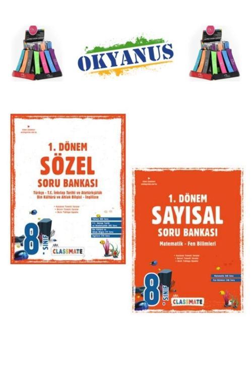 Güncel 8.Sınıf Lgs Hazırlık Classmate 1.Dönem Sayısal-Sözel Soru Bankası+Kalemlik