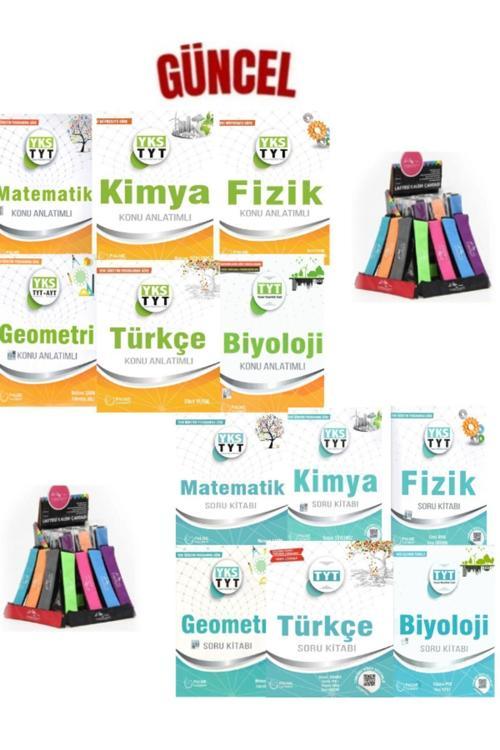 Güncel Tyt Mat-Türkçe-Fizik-Kim-Biyoloji-TytAytGeometri Konu Anlatımı+ Soru Bankası Seti+Kalemlik