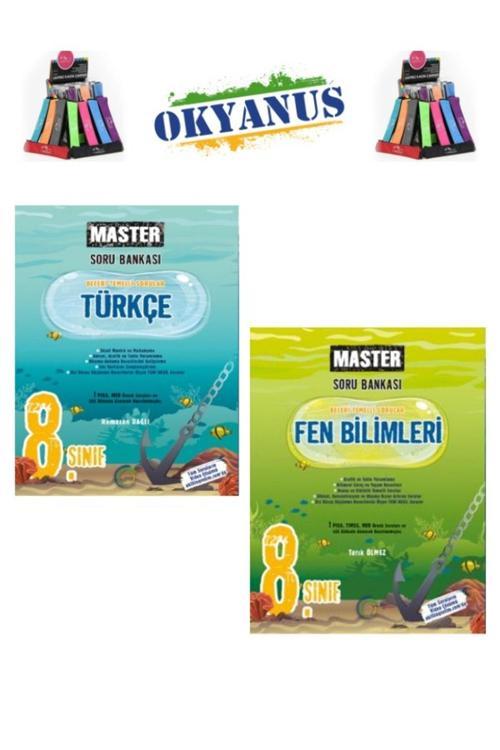Güncel 8.Sınıf Lgs Hazırlık Master Türkçe-Fen Beceri Temelli Soru Bankası +Kalemlik