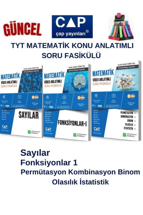 Çap Tyt Matematik Sayılar-Fonksiyonlar 1-Permütasyon-Konu Anlatımlı Soru Fasikül+Kalemlik
