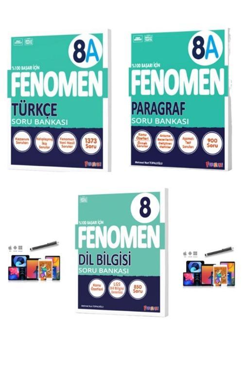 2025 Kurmay 8.sınıf Lgs Hazırlık Türkçe8a-paragraf8a-dilbilgisi Soru Bankası Seti Kalem