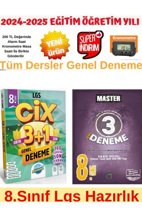 Ünlüler 8.Sınıf Cix 3+1 Lgs Tüm Ders 3+1 Deneme+Okyanus Mas. 8.Sınıf Lgs Tüm Dersler 3lü Deneme