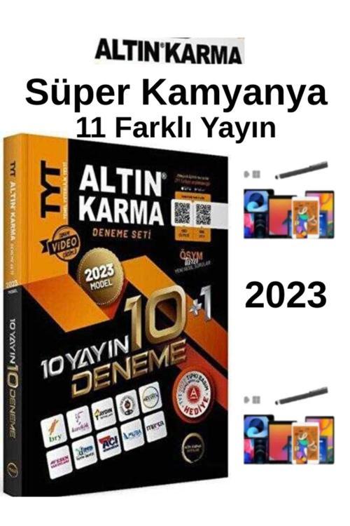 AltınKarma Yayınları 2023 Tyt 10+1 Yayın Genel Tüm Dersler Deneme+Android Kalem