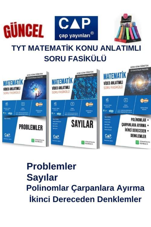 Çap Tyt Matematik Problem-Sayılar-Polinom Çarp Ayırma Konu Anlatımlı Soru Fasikül+Kalemlik