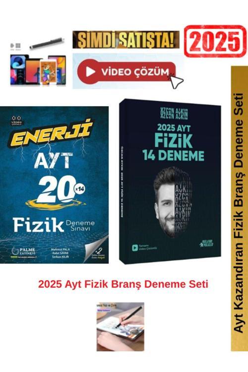 Ayt Enerji Fizik 20x14 Branş Deneme+Özcan Aykın 2025 Ayt Fizik 14lü Deneme Seti+Android Kalem