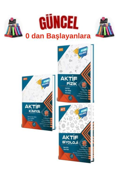 Güncel 0 Dan Başlayanlara Ayt Fizik-Kimya-Biyoloji Konu Anlatımlı Soru Bankası+Kalemlik