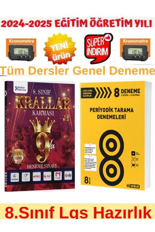 Bilgi Sarmal Yayınları Krallar Karması 8.Sınıf Lgs Genel 9 Lu Deneme+Hız 2025 8.Sınıf Periyodik 8 Tarama Deneme+Kronometre