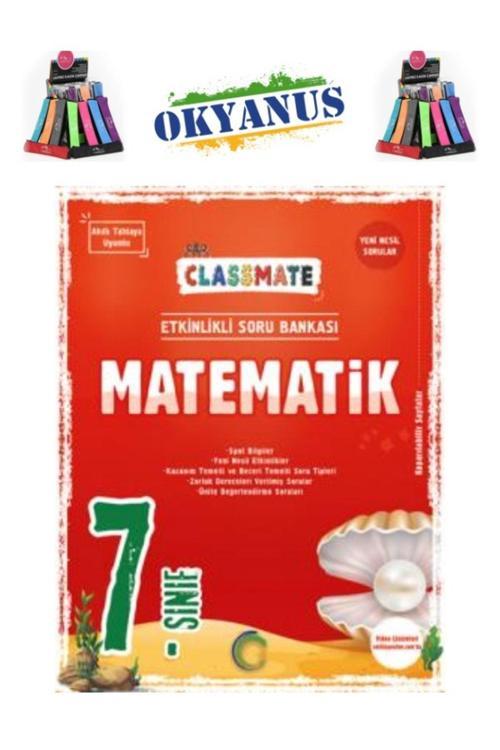 Güncel 7.Sınıf Classmate Matematik  Etkinlikli  Soru Bankası+Kalemlik