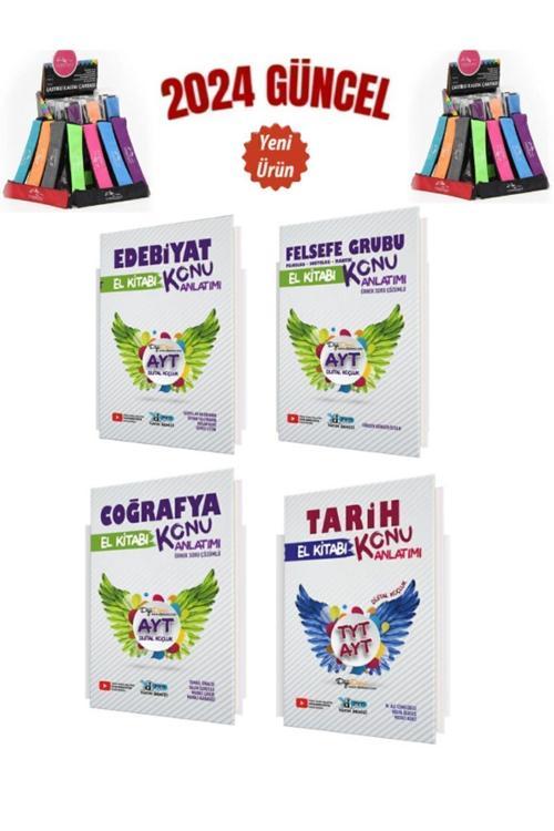 Güncel Ayt Edebiyat-Coğrafya-Felsefe-TytAyt Tarih Video Anlatımlı Konu Anlatımlı El Kitabı+Kalemlik