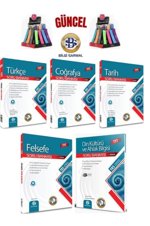 Güncel 2025 Tyt Süper Sözel (T-C-T-F-D) 5 Kitap Soru Bankası Seti+Kalemlik