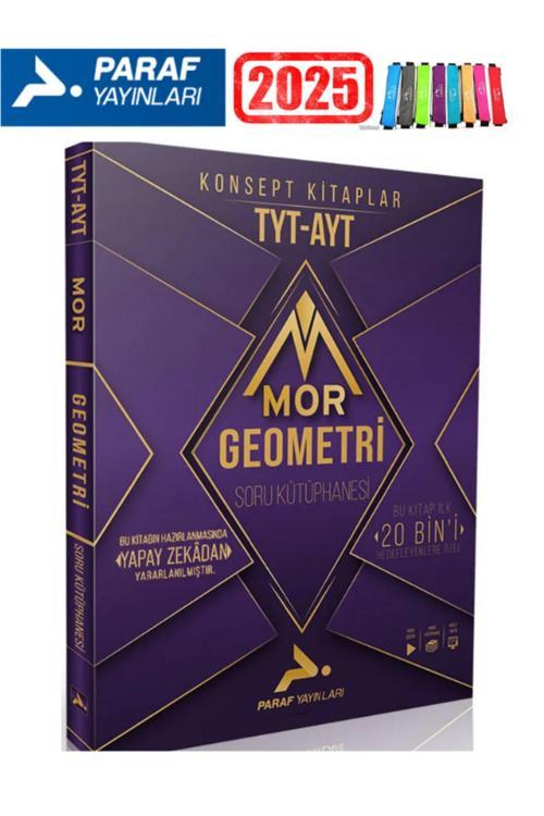 Paraf Yayınları Paraf Mor Tyt-Ayt Geometri Soru Kütüphanesi (Konsept Kitaplar)+Kalemlik