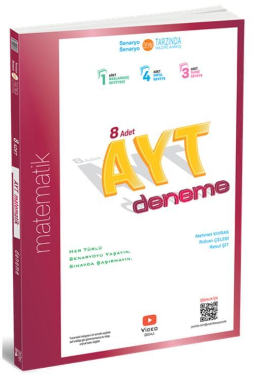 Ayt Matematik 8'li Deneme Üçdörtbeş Yayınları