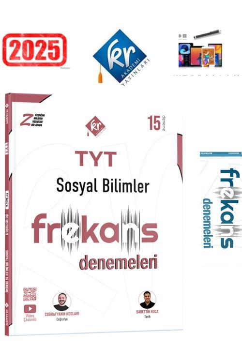 TYT Sosyal Bilimler 15'li Frekans Denemeleri +Dokunmatik Kalem KR