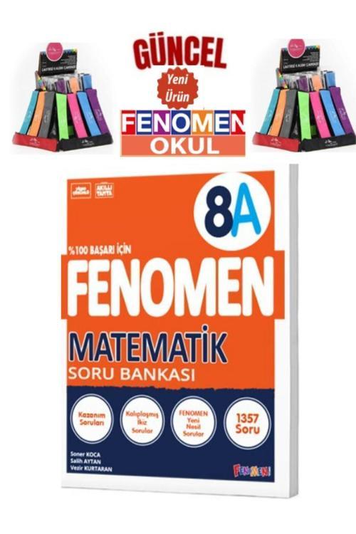 GÜNCEL 8.SINIF LGS HAZIRLIK  MATEMATİK SORU BANKASI (A)KOLAY  1357 SORU +KALEMLİK