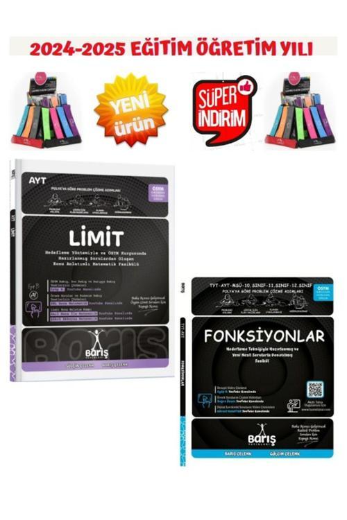 Barış Çelenk Güncel Ayt Limit-Fonksiyonar Konu Anlatımlı Fasikül Set (Ösym Tarzında)+Kalemlik