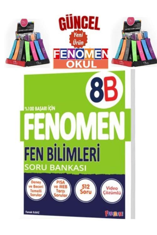 GÜNCEL 8.SINIF LGS HAZIRLIK FEN BİLİMLERİ SORU BANKASI (B)ZOR 512 SORU+KALEMLİK