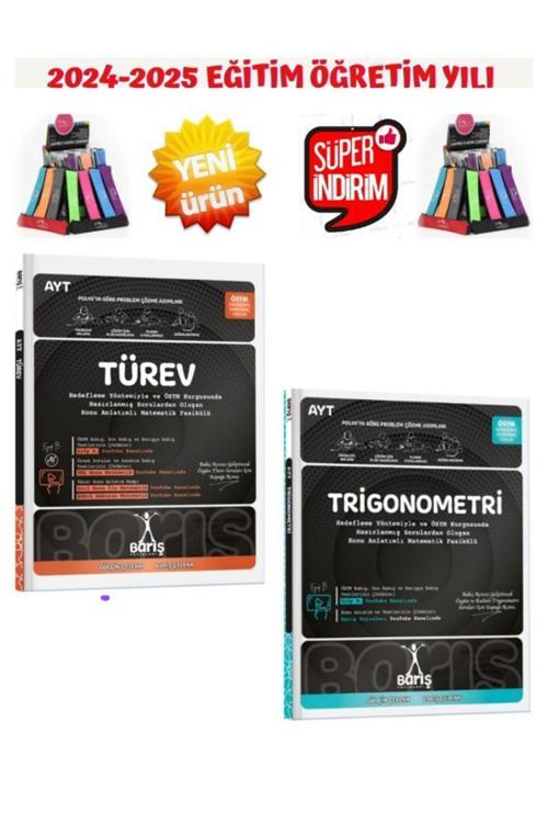 Barış Çelenk Güncel Ayt Türev-Ayt Trigonometri Konu Anlatımlı Fasikül Set(Ösym Tarzında)+Kalemlik