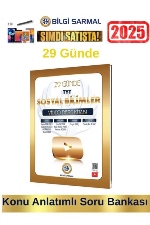 2025 29 Günde Tyt Sosyal Video Ders Kitabı+Android Kalem (Konu Anlatımlı Soru Bankası)