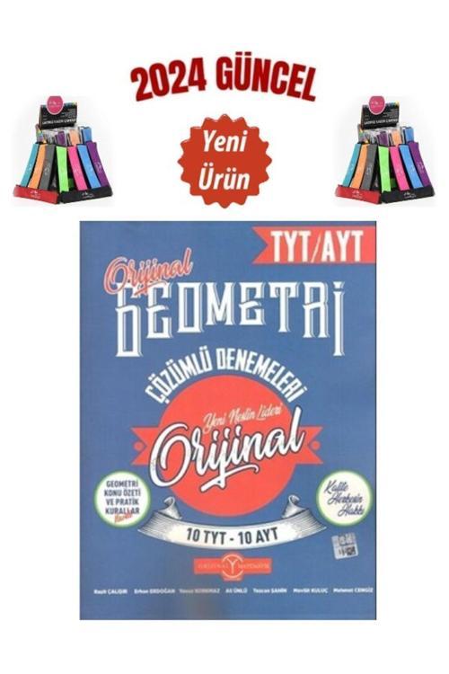 Güncel 2024 TYT AYT Geometri 20 Deneme+Cambridge Kalemlik