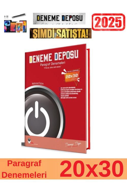 Deneme Deposu Güncel TYT Paragraf Konu Denemeleri (20x30)+Android Kalem