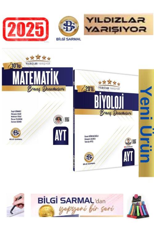 2025 AYT Biyoloji20-Matematik10 Yıldızlar Yarışıyor 30 lu Branş Denemesi(Yeni Ürün)+Kalem+Kalemlik